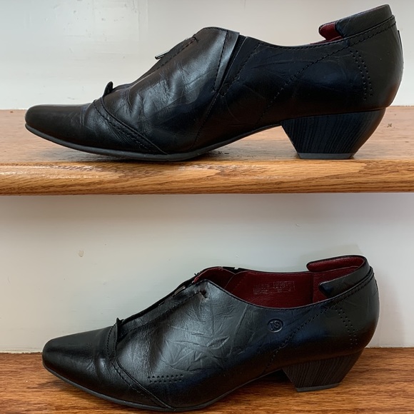 Josef Seidel comfortable walking shoes vintage styling easy modern zipper top - Picture 2 of 12